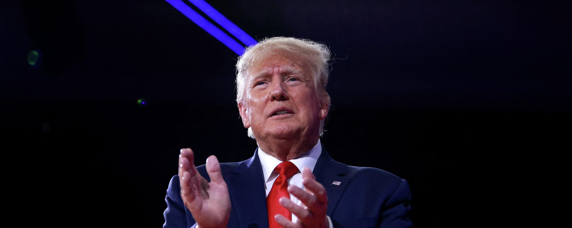 Former U.S. President Donald Trump speaks during the Conservative Political Action Conference (CPAC) at The Rosen Shingle Creek on February 26, 2022 in Orlando, Florida - Sputnik International, 1920, 03.04.2022