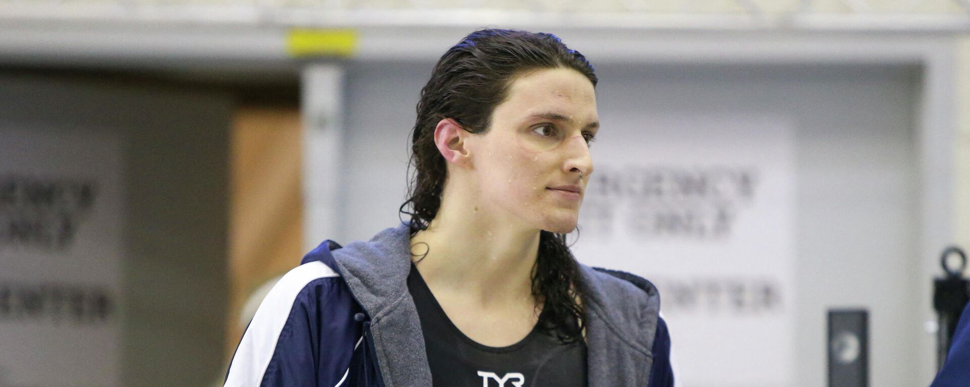 Mar 19, 2022; Atlanta, Georgia, USA; Penn Quakers swimmer Lia Thomas finishes eighth in the 100 free at the NCAA Swimming & Diving Championships at Georgia Tech - Sputnik International, 1920, 22.05.2022