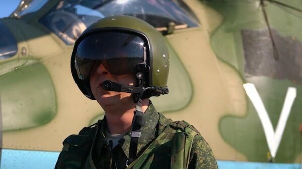 Mi-24 host commander Oleg Yesman - Sputnik International