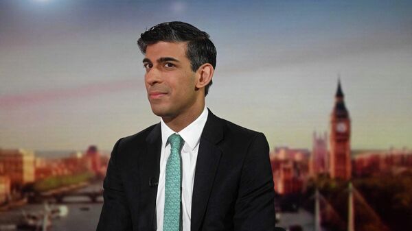 Britain's Chancellor of the Exchequer Rishi Sunak appears on BBC's Sunday Morning presented by Sophie Raworth in London - Sputnik International