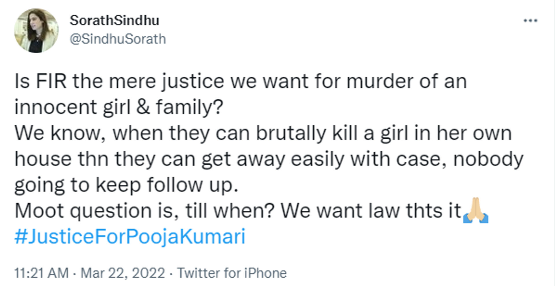 Twitter User from Pakistan Condoles Killing of Hindu Girl - Sputnik International, 1920, 22.03.2022