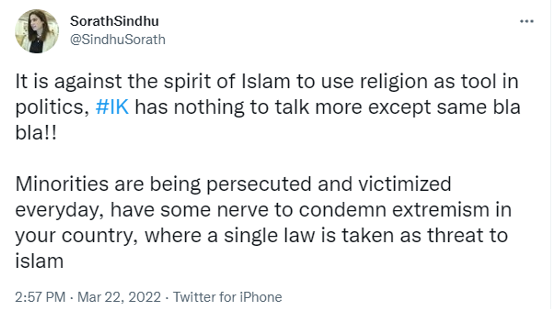 Twitter User from Pakistan Condoles Killing of Hindu Girl - Sputnik International, 1920, 22.03.2022