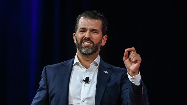 Donald Trump Jr., son of former US President Donald Trump, speaks at the Conservative Political Action Conference 2022 (CPAC) in Orlando, Florida on February 27, 2022.  - Sputnik International
