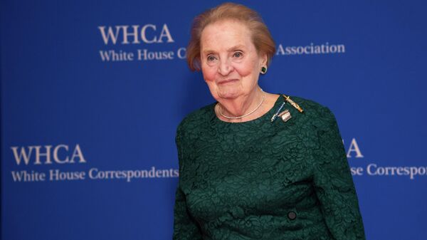 Madeleine Albright attends the 2019 White House Correspondents' Association dinner at the Washington Hilton on Saturday April 27, 2019, in Washington.  - Sputnik International
