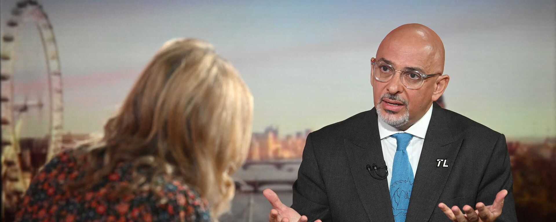 British Secretary of State for Education Nadhim Zahawi appears on BBC's Sunday Morning presented by Sophie Raworth in London - Sputnik International, 1920, 27.03.2022