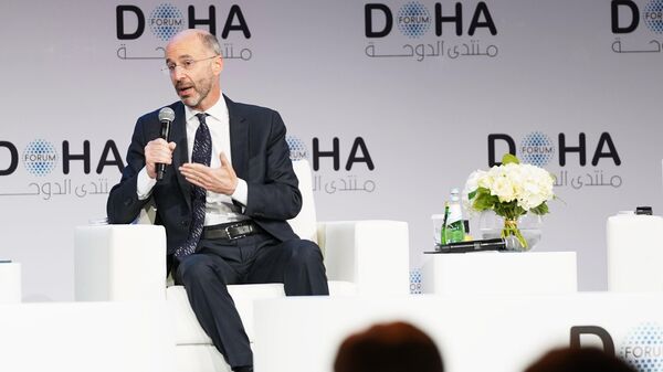 U.S. special envoy for Iran Robert Malley speaks at the Doha Forum in Doha, Qatar, Sunday, March 27, 2022. Malley spoke as negotiations between Iran and world powers of its tattered nuclear deal appear to be nearing their end. - Sputnik International