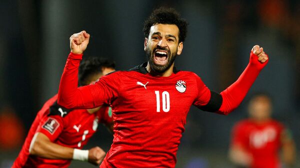 Soccer Football - World Cup - African Qualifiers - Egypt v Senegal - Cairo International Stadium, Cairo, Egypt - March 25, 2022 Egypt's Mohamed Salah reacts  - Sputnik International