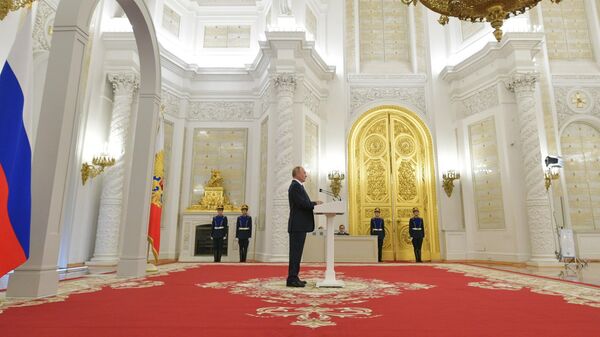 Russian President Vladimir Putin at a ceremony in the Kremlin. File photo. - Sputnik International