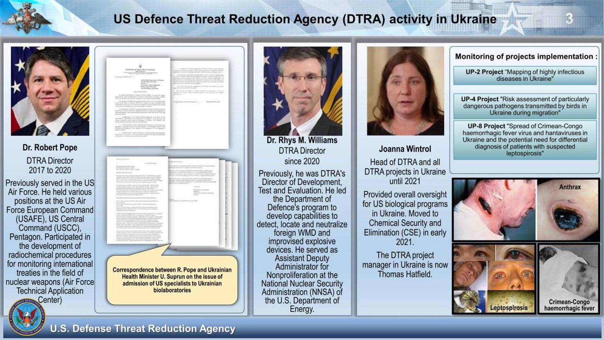 Russia's MoD releases info on US involvement in Ukraine's bioweapons research - Sputnik International, 1920, 31.03.2022