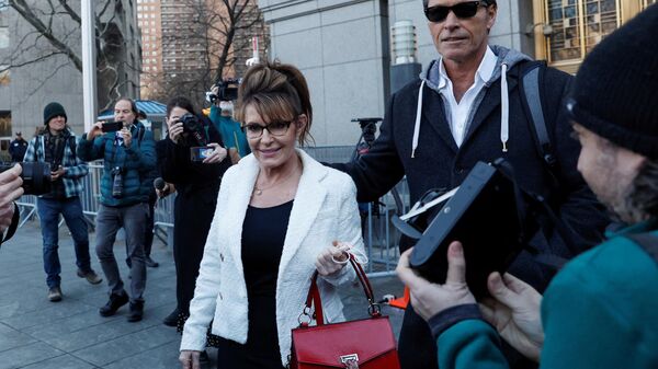 Sarah Palin's defamation lawsuit against New York Times, in New York City - Sputnik International