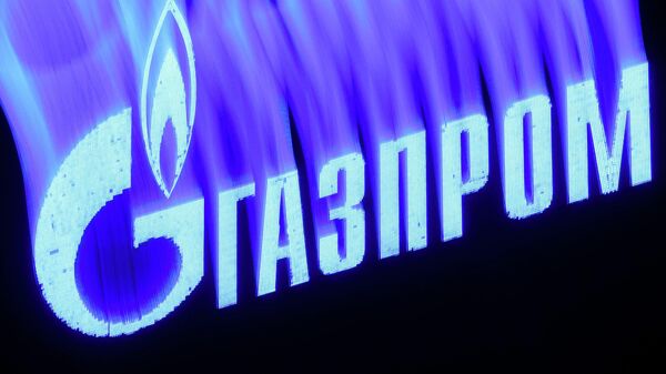 The logo of Gazprom company is seen on the facade of a business centre in Saint Petersburg, Russia March 31, 2022. - Sputnik International