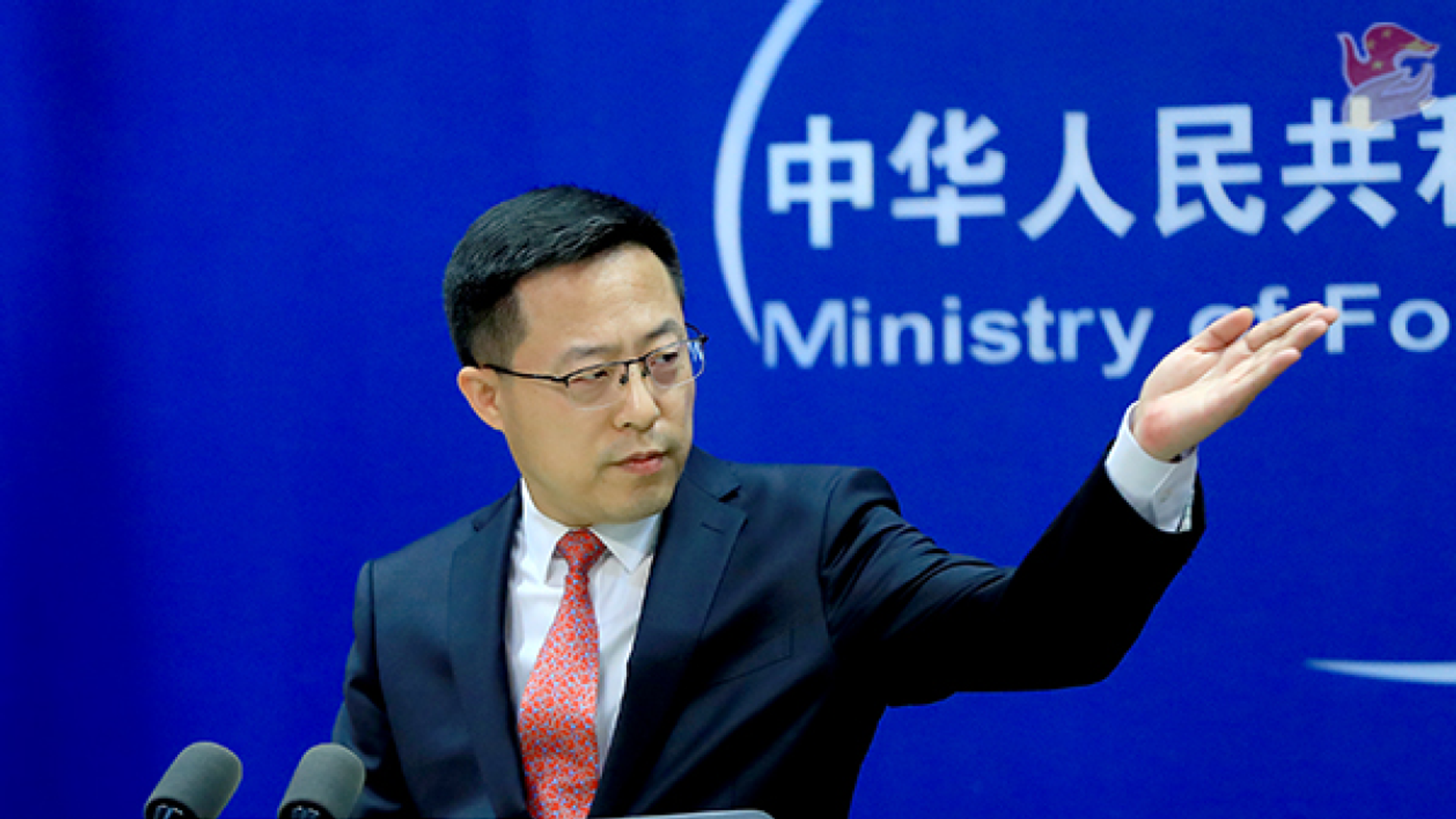 Chinese Foreign Ministry spokesperson Zhao Lijian answers press questions at an April 7, 2022, press conference. - Sputnik International, 1920, 26.05.2022
