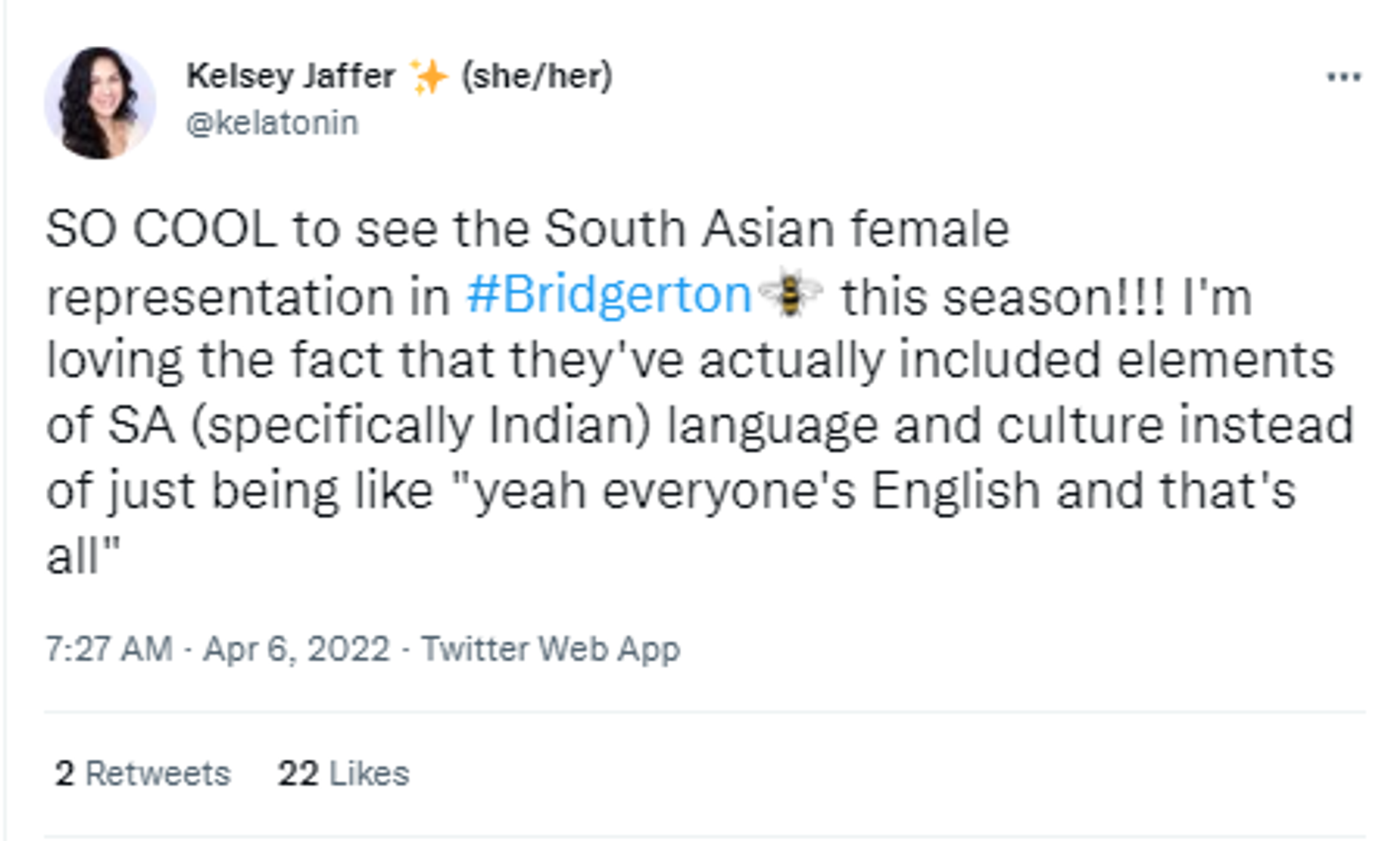 Screenshot of Twitter reactions of netizens on Asian representation in 'Bridgerton' web series - Sputnik International, 1920, 08.04.2022