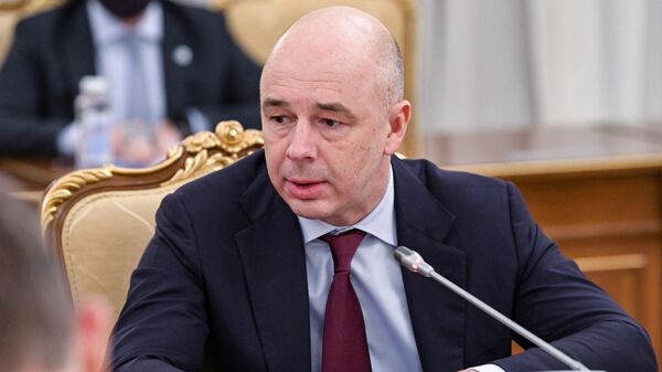 February 25, 2022. Russian Finance Minister Anton Siluanov takes part in a meeting of Russian Prime Minister Mikhail Mishustin on the current economic situation. - Sputnik International