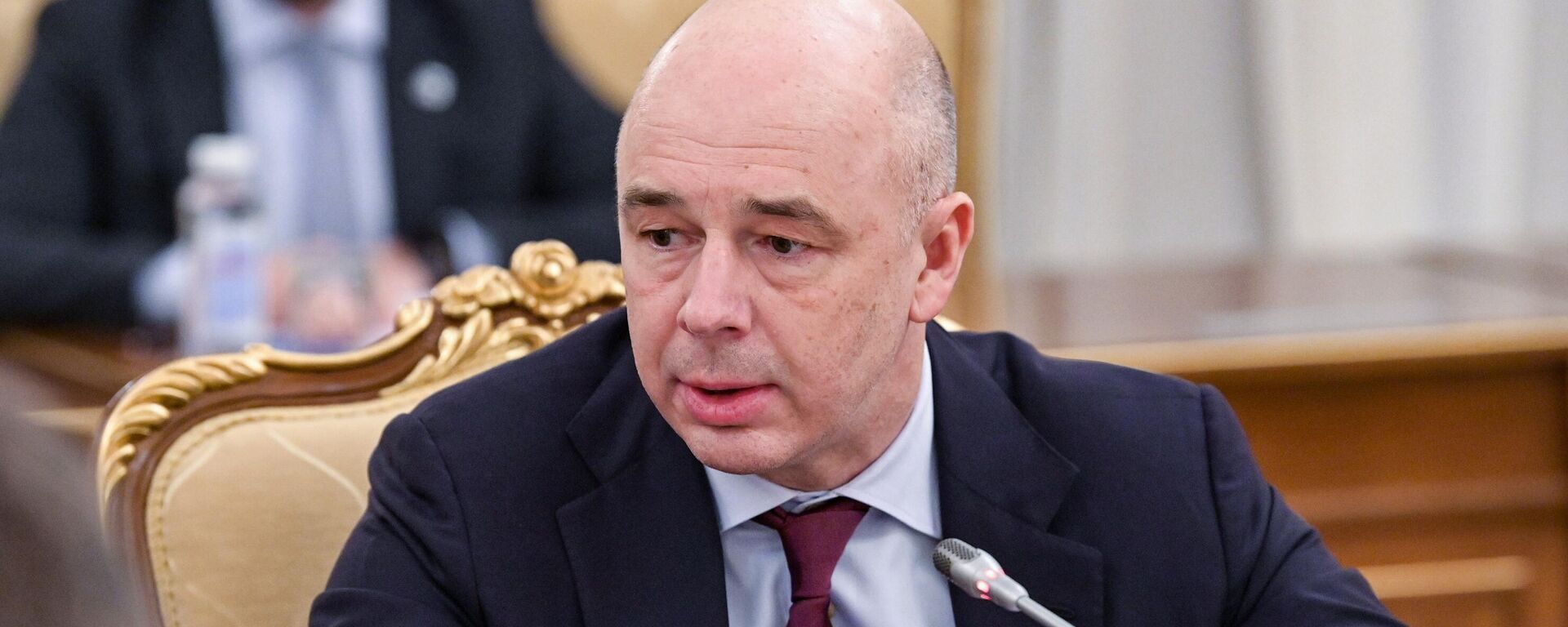 February 25, 2022. Russian Finance Minister Anton Siluanov takes part in a meeting of Russian Prime Minister Mikhail Mishustin on the current economic situation. - Sputnik International, 1920, 10.04.2022