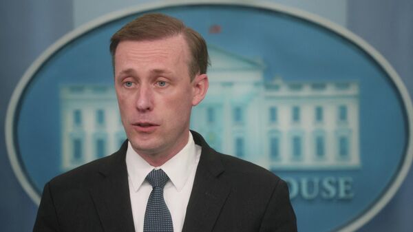 U.S. National Security Advisor Jake Sullivan speaks to the media about the war in Ukraine and other topics at the White House in Washington, U.S., March 22, 2022. - Sputnik International