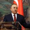 Turkish Foreign Minister Mevlut Cavusoglu gestures during a joint news conference with Russian Foreign Minister Sergey Lavrov following their talks in Moscow, Russia, Wednesday, March 16, 2022. - Sputnik International