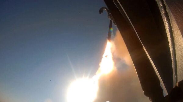 Launch of Kalibr cruise missiles  - Sputnik International