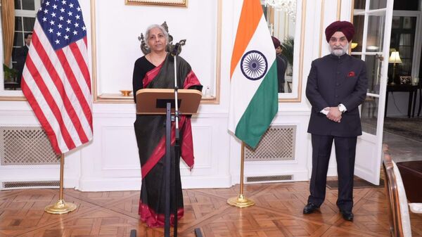Indian Finance Minister Nirmala Sitharaman - Sputnik International