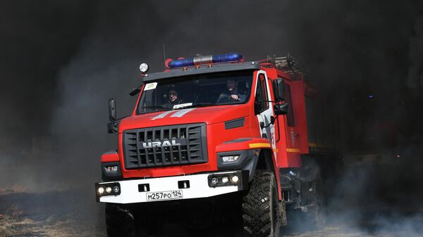 Fire truck of the Ministry of Emergency Situations - Sputnik International