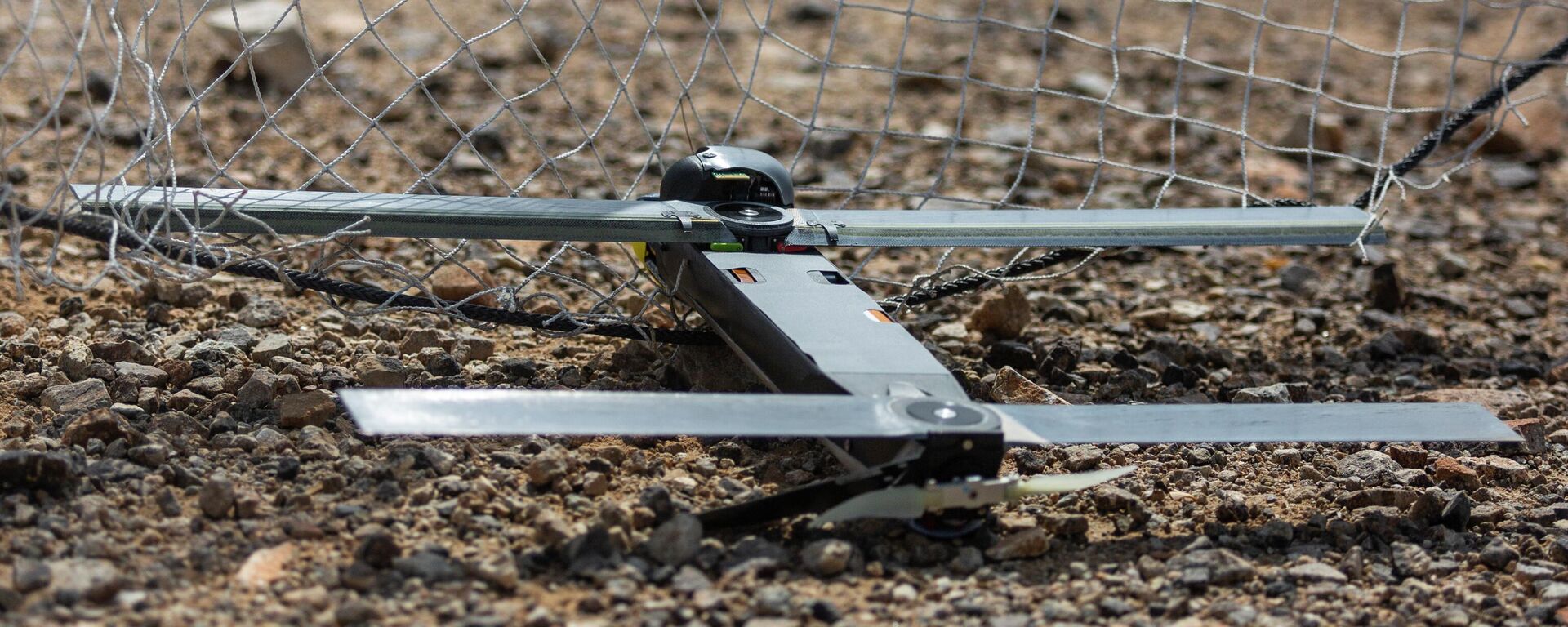 This image provided by the U.S. Marine Corps, shows a Switchblade 300 10C drone system being used as part of a training exercise at Marine Corps Air Ground Combat Center Twentynine Palms, Calif., on Sept. 24, 2021. - Sputnik International, 1920, 07.05.2022