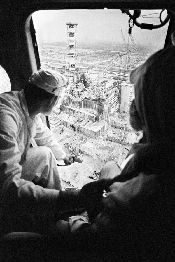 The long-term effects of the disaster have been felt across Europe, with increased rates of cancer and other illnesses reported in the years following the accident.Above: Dosimetrists measure radiation at the Chernobyl Nuclear Power Plant. - Sputnik International