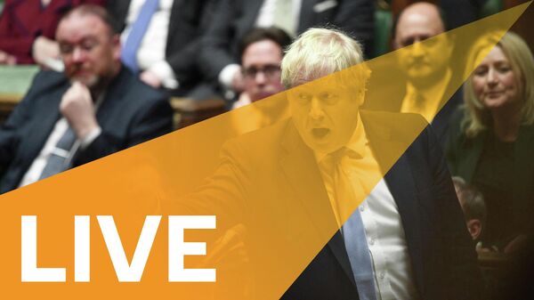 UK Prime Ministers Boris Johnson Holds Q&A Session in Parliament Amid Partygate Scandal - Sputnik International