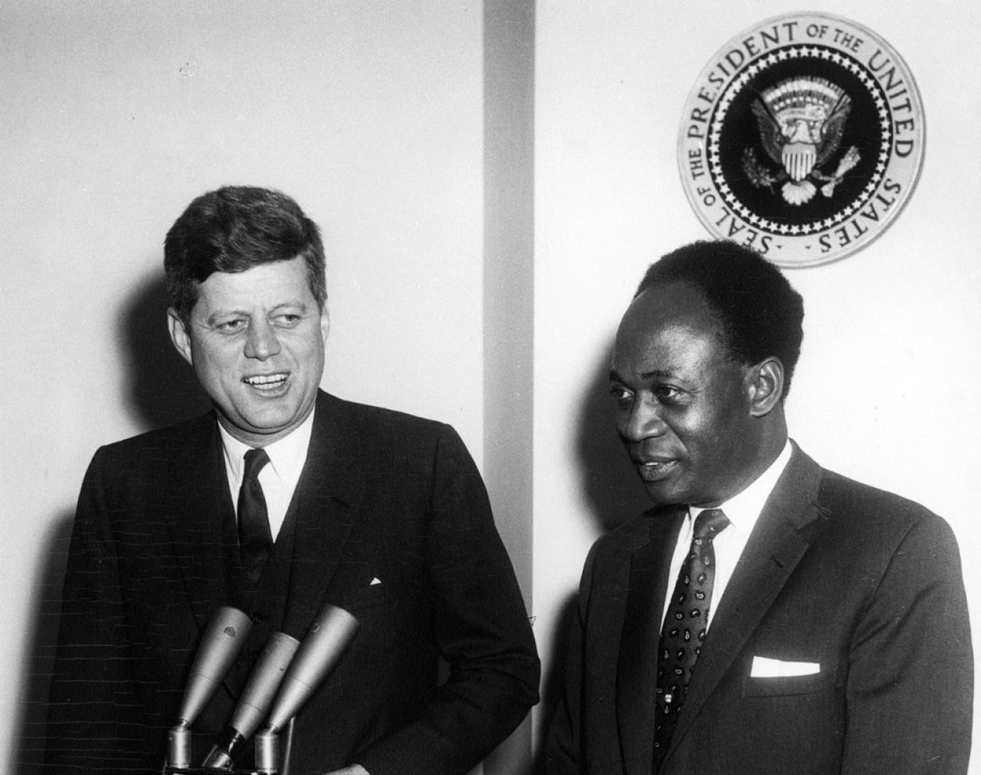 US President John F. Kennedy Meets with the President of the Republic of Ghana, Osagyefo Dr. Kwame Nkrumah, on 8 March 1961. - Sputnik International, 1920, 24.08.2022