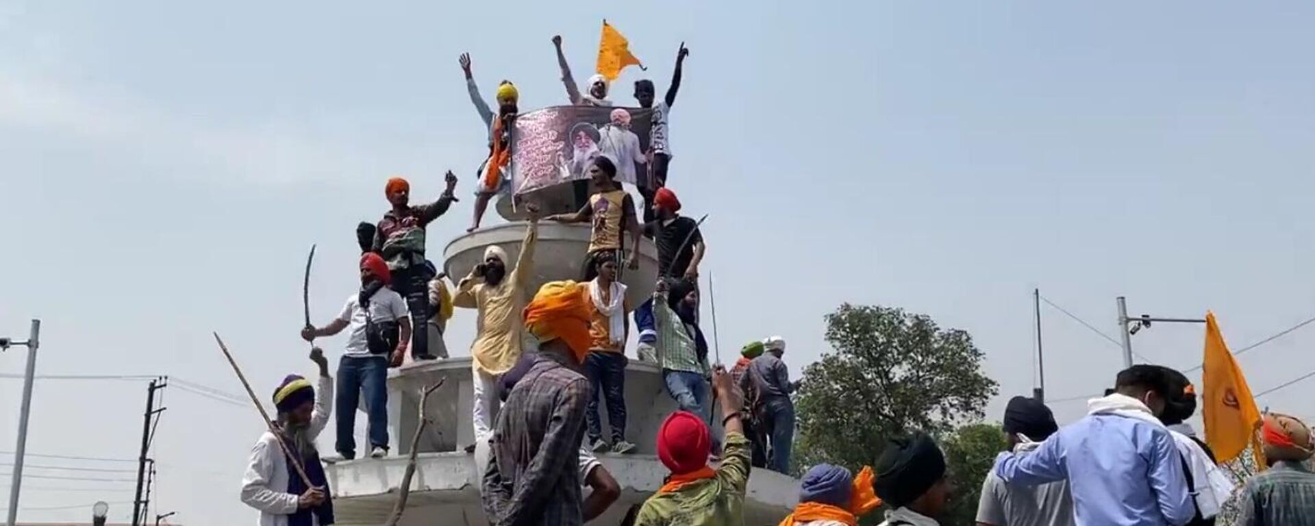 Open call for Khalistan in Patiala, Punjab! Hindu Nationalists and Khalistan supporting Sikhs have clashed today in India and the Khalistan movement is not anymore limited to a group of Sikhs in Canada or UK! - Sputnik International, 1920, 23.09.2022