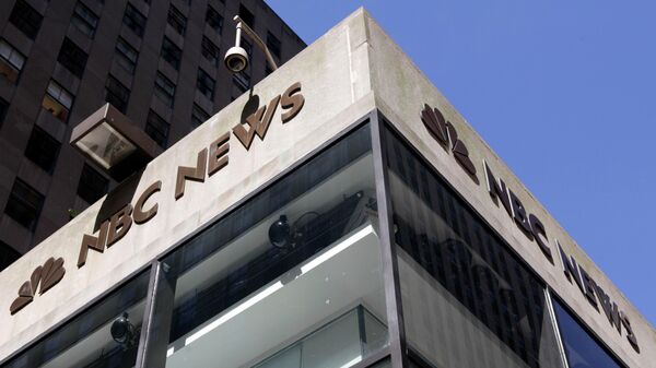 NBC News logos adorn the Today television show studio in New York's Rockefeller Center Wednesday, July 15, 2009.  - Sputnik International