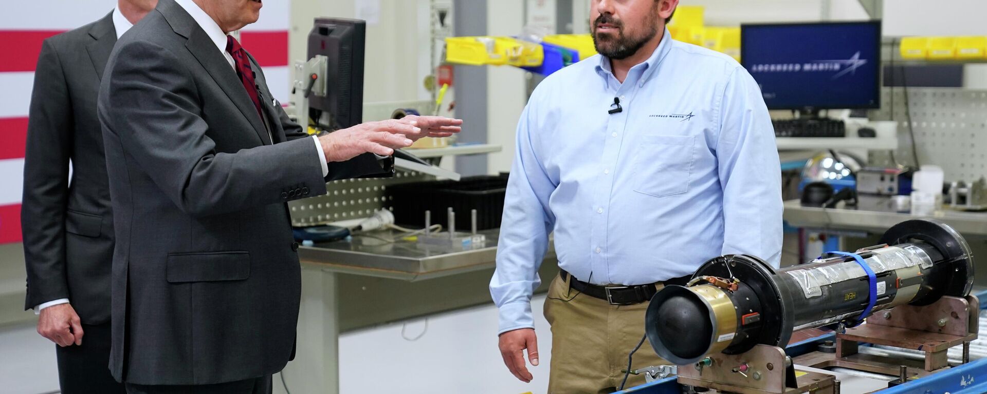 President Joe Biden speaks during tour of the Lockheed Martin Pike County Operations facility where Javelin anti-tank missiles are manufactured, Tuesday, May 3, 2022, in Troy, Ala. - Sputnik International, 1920, 03.05.2022