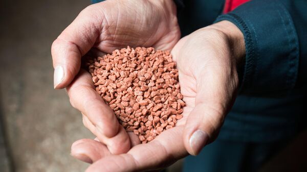 Granular potash fertilizer. File photo. - Sputnik International