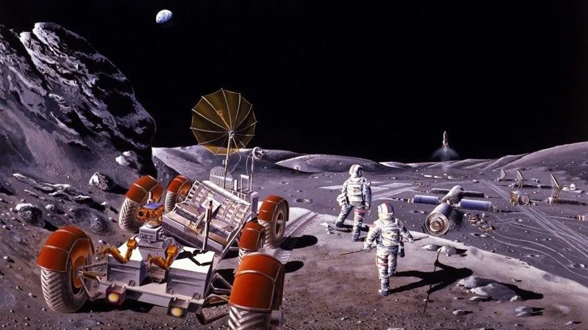 NASA lunar outpost concept - Sputnik International, 1920, 06.05.2022