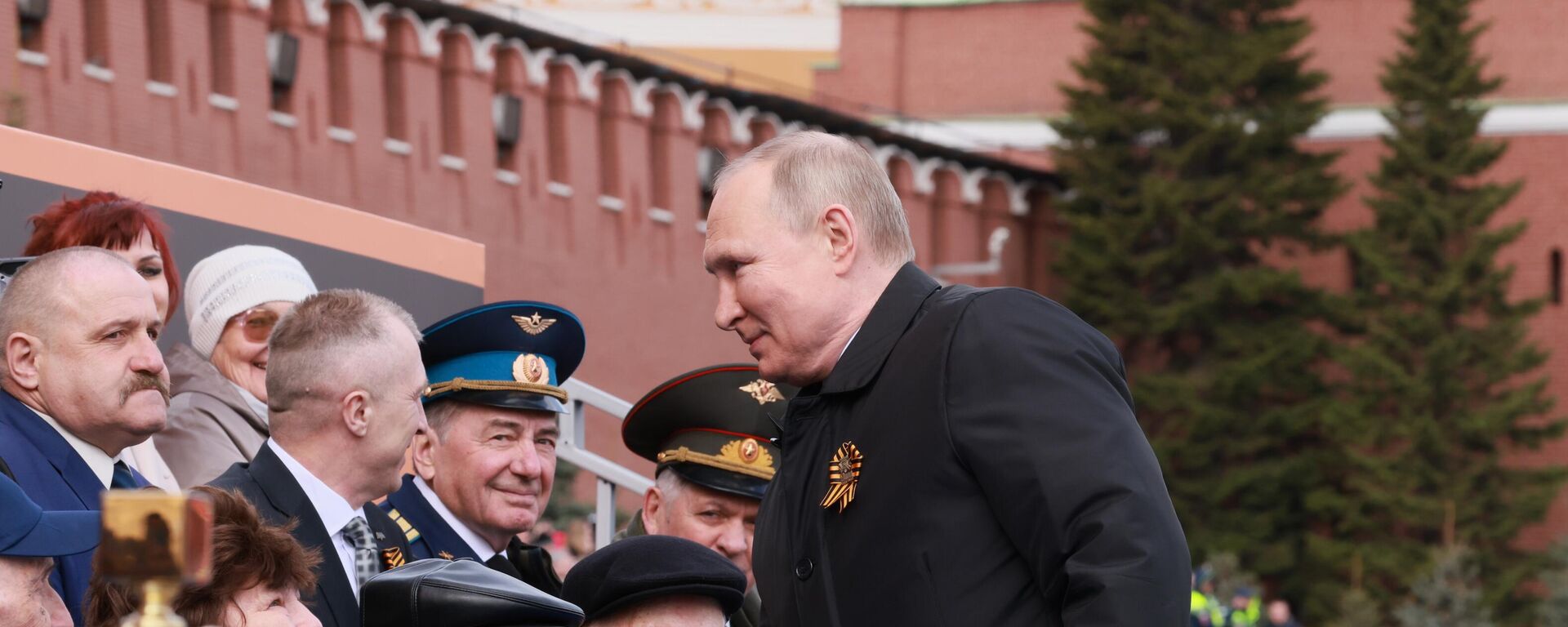 President Vladimir Putin on Red Square as the Victory Day military parade is being held - Sputnik International, 1920, 09.05.2022