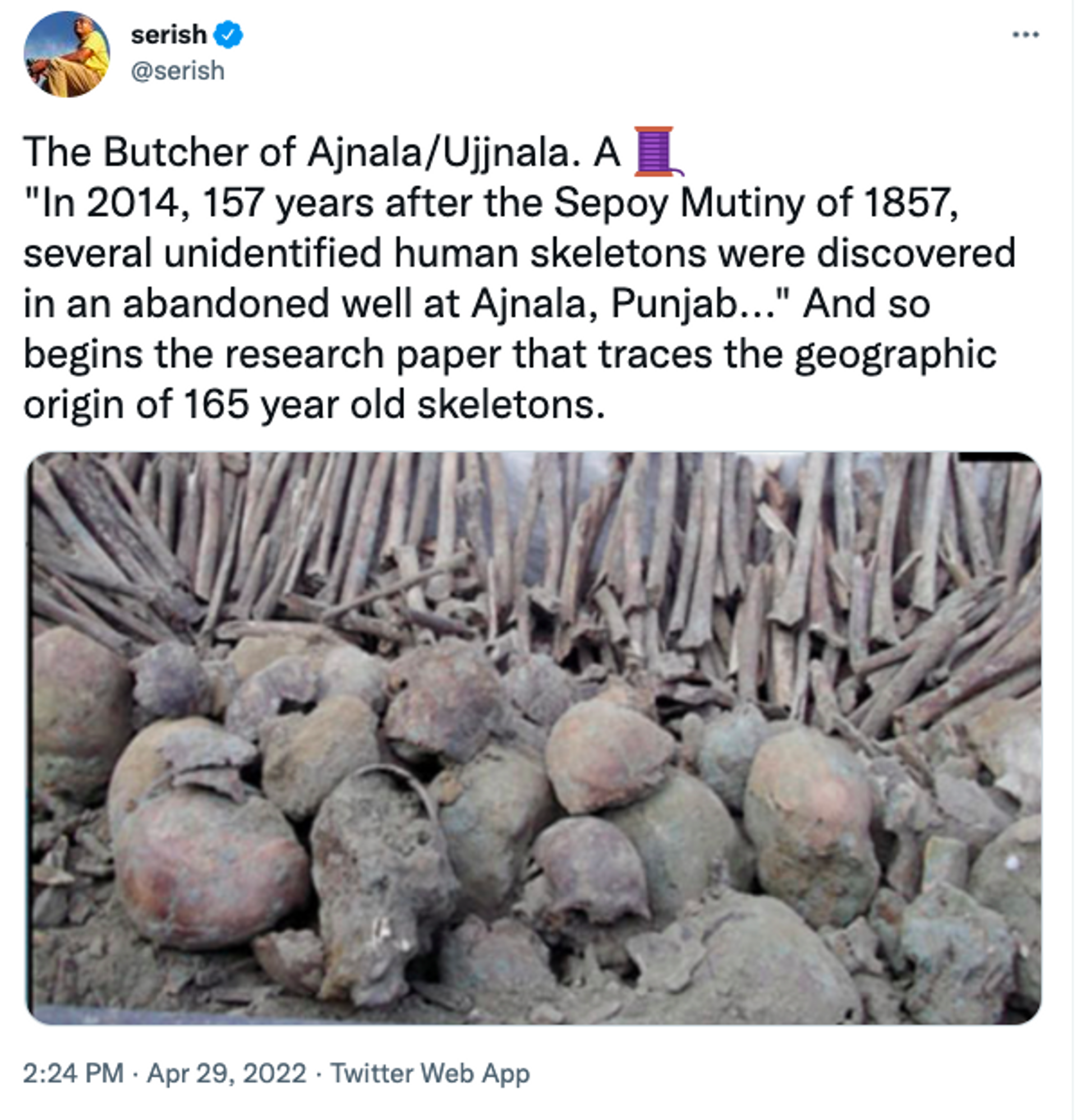 Skeleton In Punjab's Ajnala - Sputnik International, 1920, 11.05.2022
