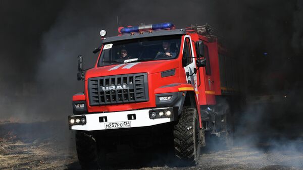 Fire truck of the Ministry of Emergency Situations - Sputnik International