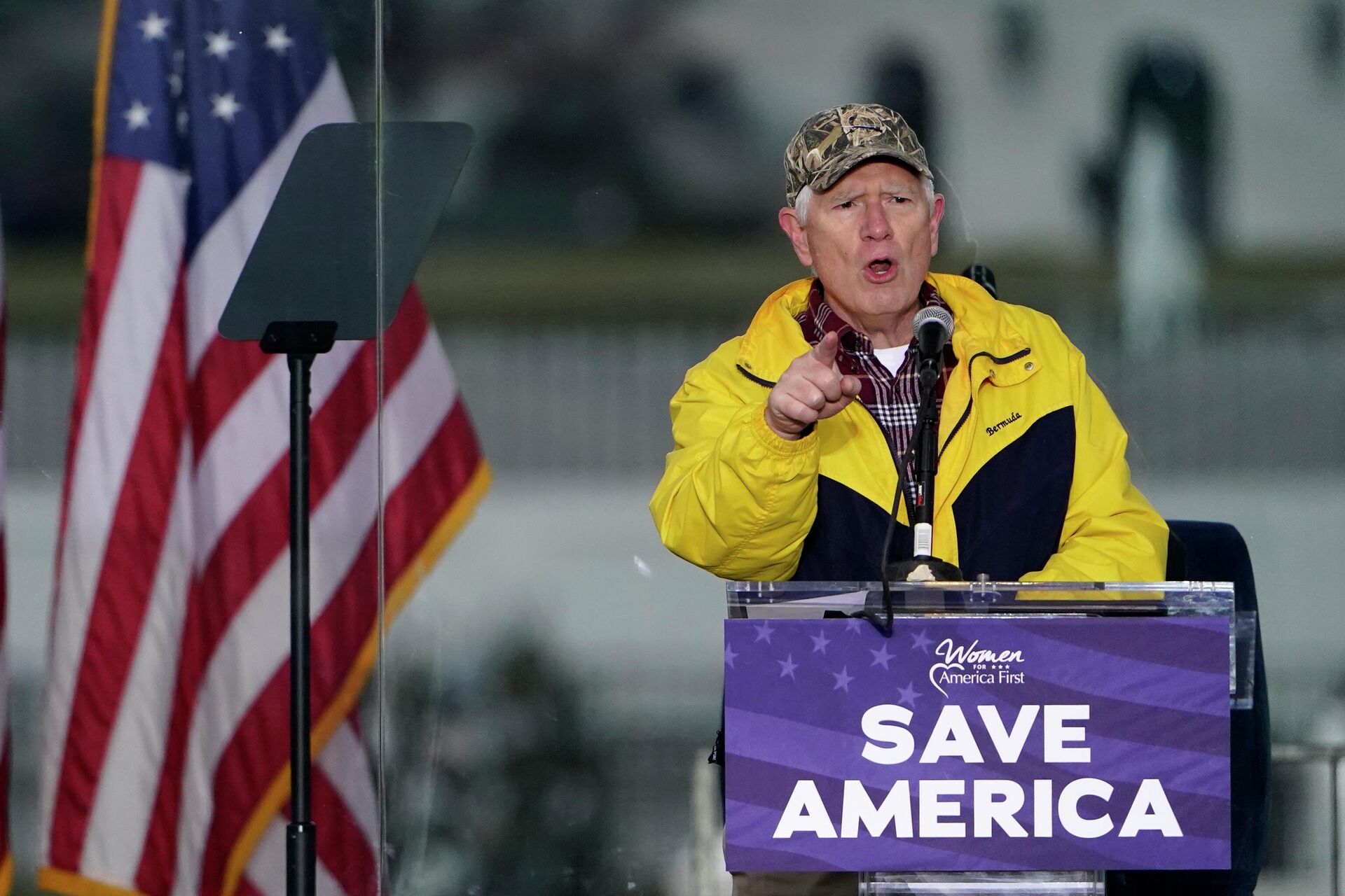 Rep. Mo Brooks, R-Ark., speaks Jan. 6, 2021, in Washington, at a rally in support of President Donald Trump called the Save America Rally. Former President Donald Trump on Wednesday, March 23, 2022, rescinded his endorsement of Brooks in Alabama's U.S. Senate race.  - Sputnik International, 1920, 12.05.2022
