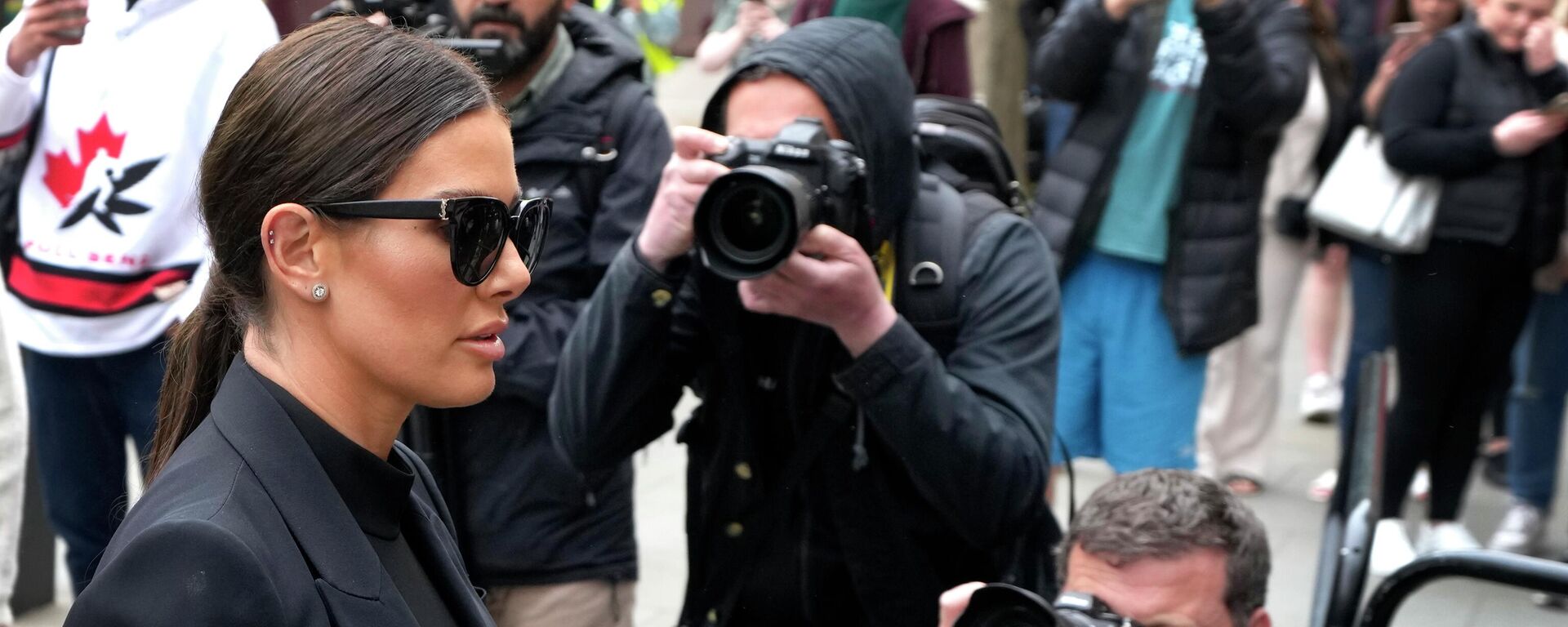 Rebekah Vardy wife of England soccer player Jamie Vardy arrives at the High Court in London, Wednesday, May 11, 2022 - Sputnik International, 1920, 13.05.2022