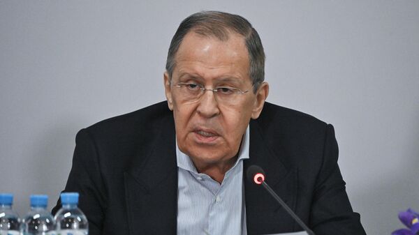Russian Foreign Minister Sergei Lavrov addresses the Council on Foreign and Defence Policies - Sputnik International