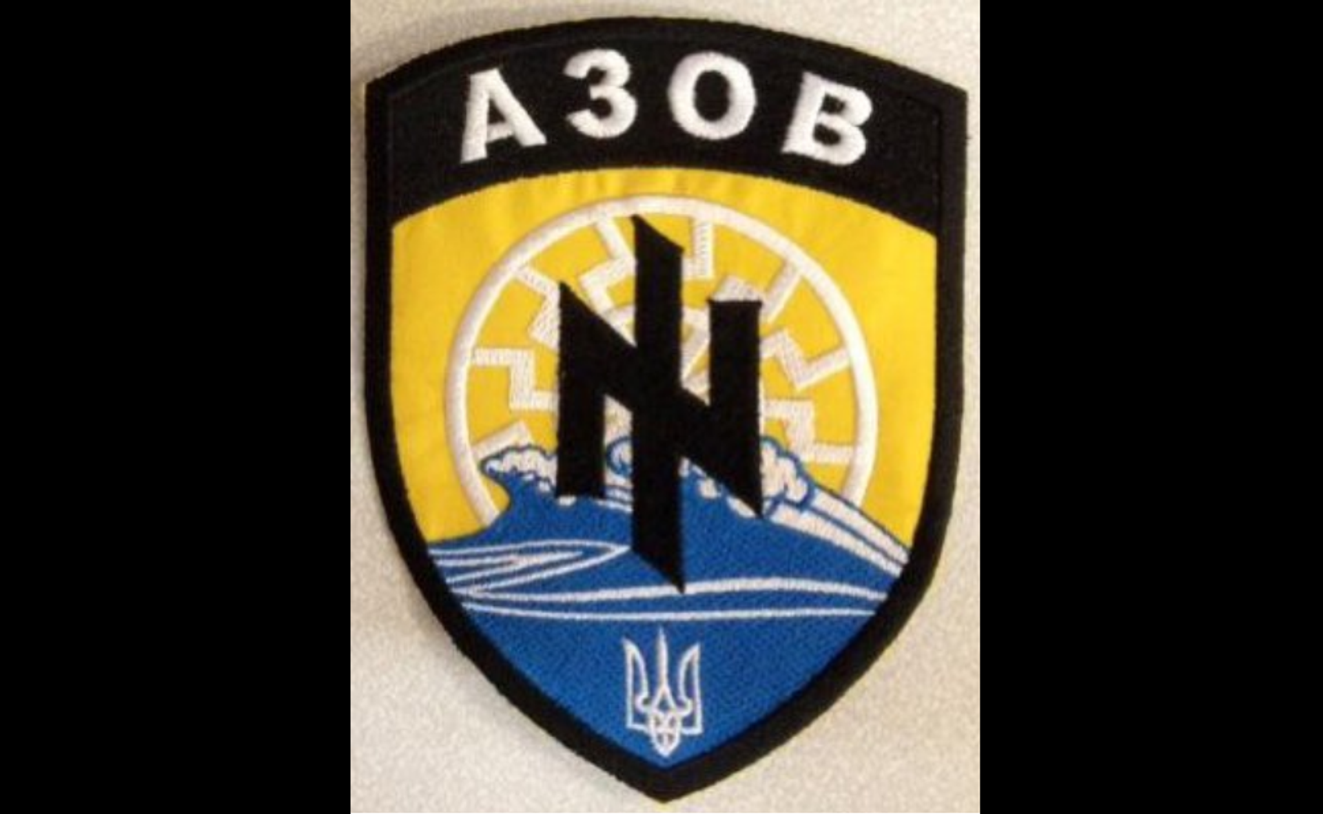 A screenshot of a tweet, showing an emblem of the Ukrainian Neo-Nazi Azov battalion, featuring a Black Son symbol. - Sputnik International, 1920, 15.05.2022