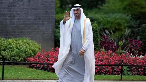 Crown Prince of the Emirate of Abu Dhabi, Sheikh Mohammed bin Zayed Al Nahyan, arrives in London, on Sept. 16, 2021. - Sputnik International