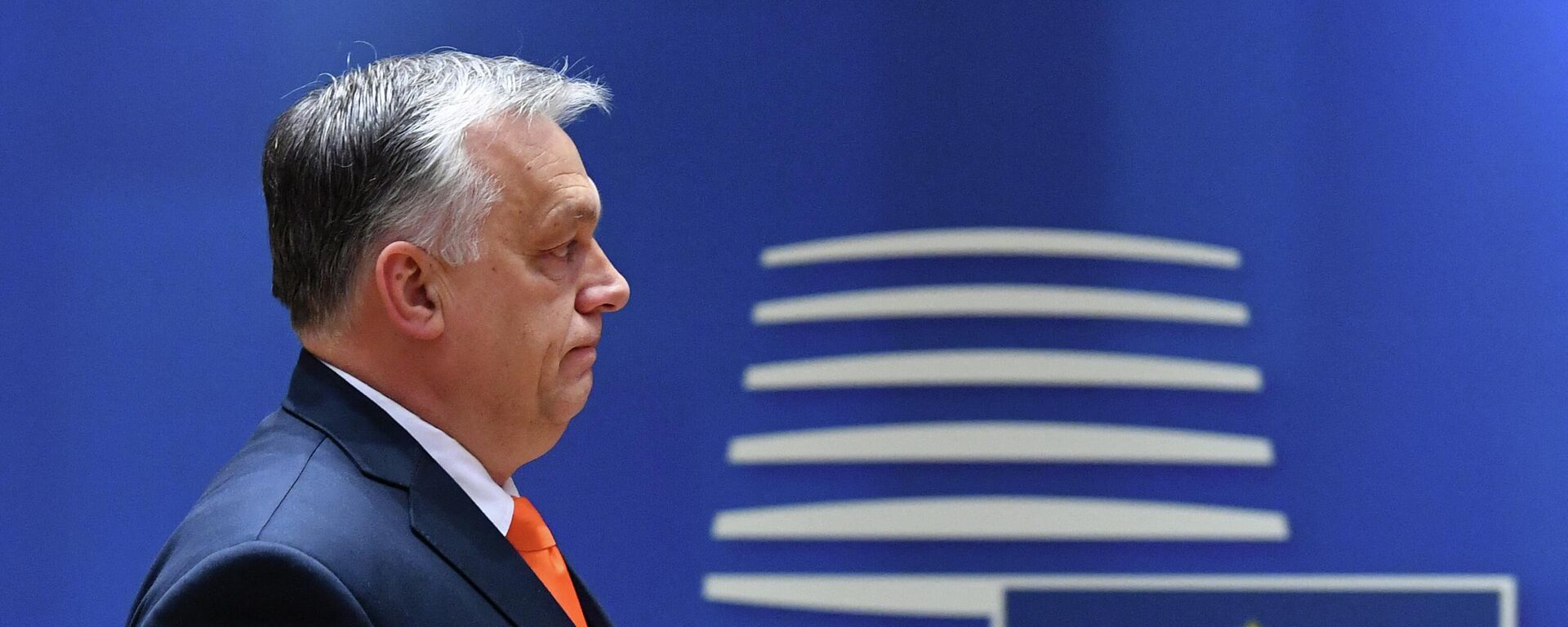 Hungary's Prime Minister Viktor Orban arrives for a meeting as part of a European Union (EU) summit at EU Headquarters in Brussels on March 25, 2022. - Sputnik International, 1920, 04.06.2022