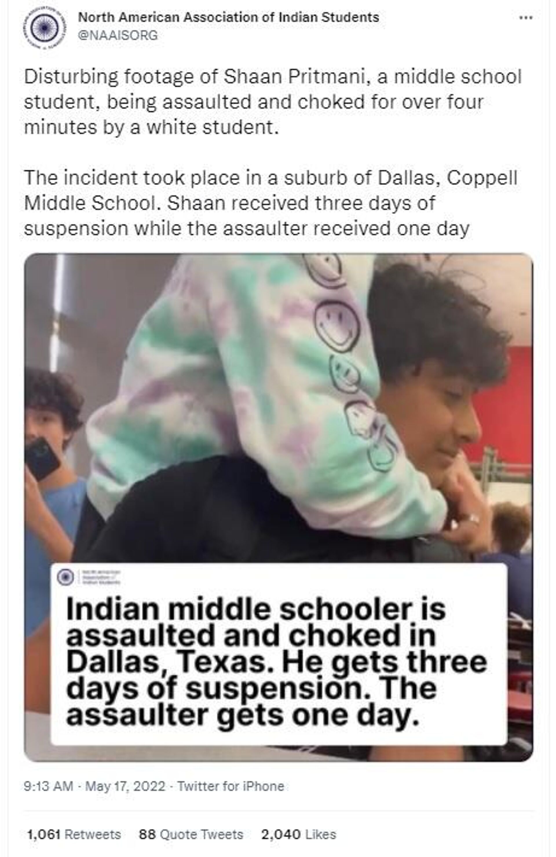 Video of Indian American Student Bullied In US Spark Outrage - Sputnik International, 1920, 17.05.2022