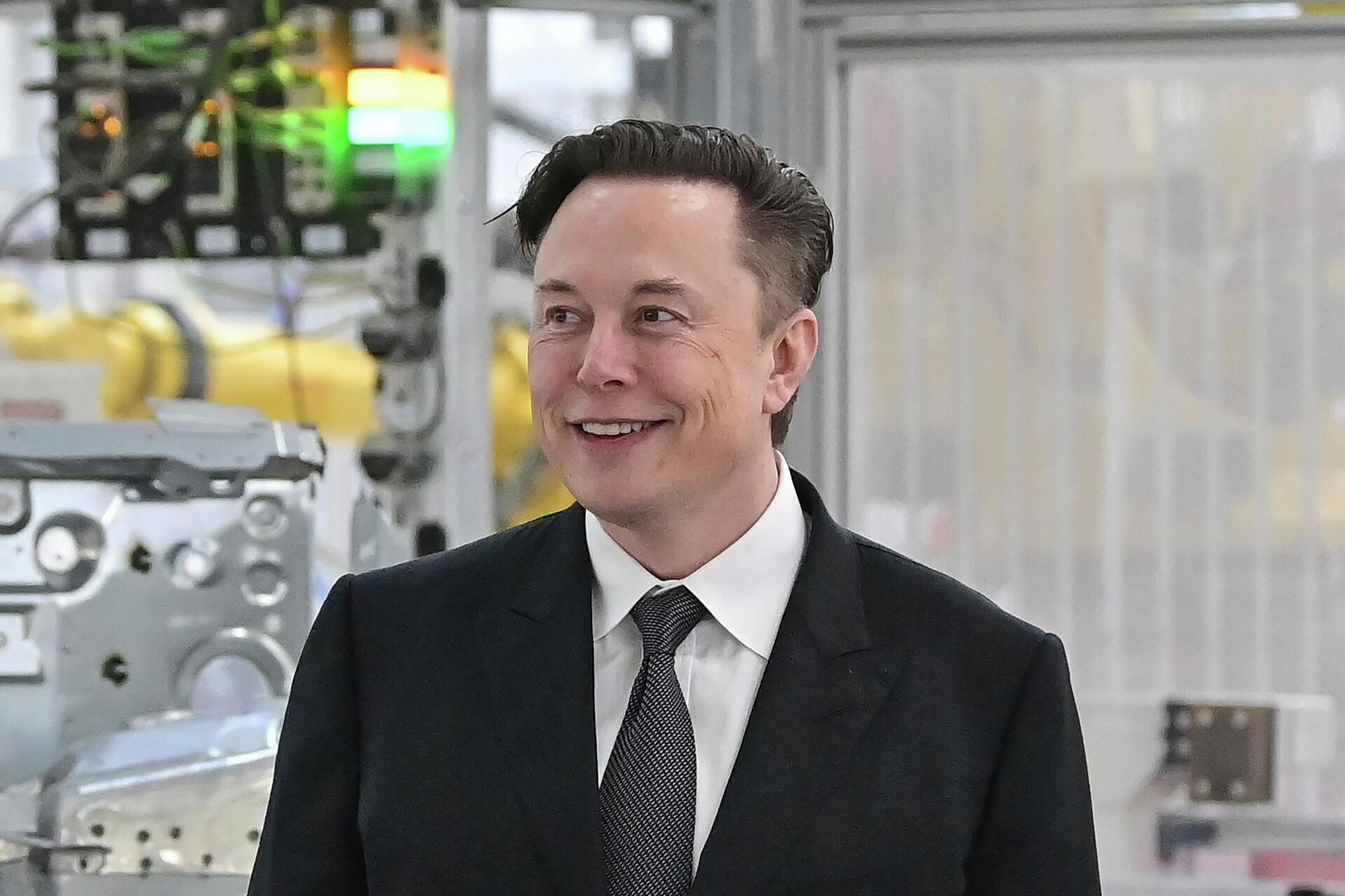  Tesla CEO Elon Musk attends the opening of the Tesla factory Berlin Brandenburg in Gruenheide, Germany on March 22, 2022. - Sputnik International, 1920, 27.07.2022