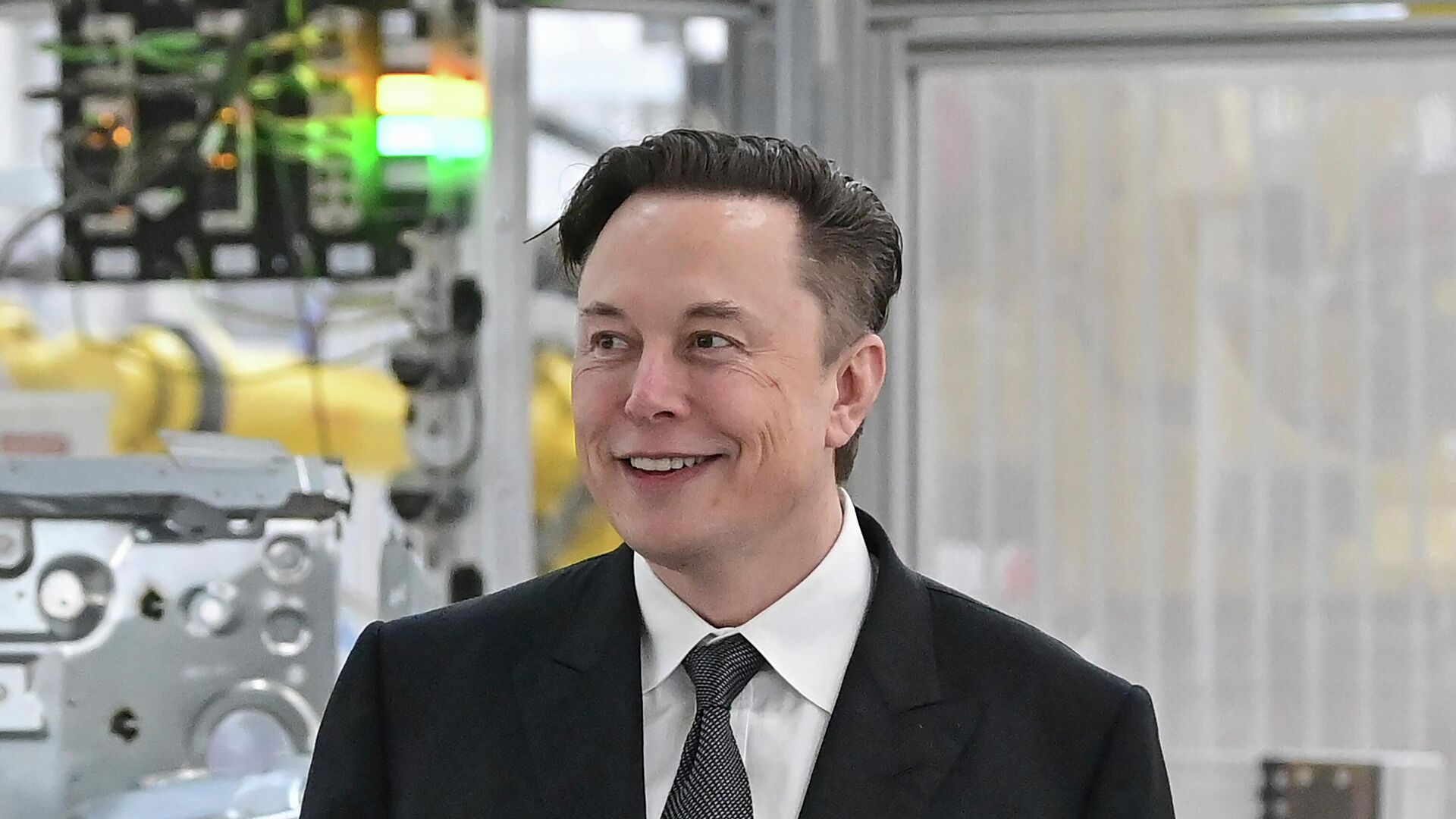  Tesla CEO Elon Musk attends the opening of the Tesla factory Berlin Brandenburg in Gruenheide, Germany on March 22, 2022. - Sputnik International, 1920, 21.06.2022