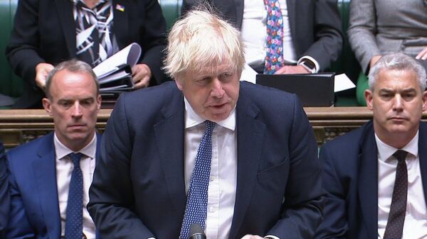  
  Boris Johnson faces MPs at PMQ's and makes statement - Sputnik International