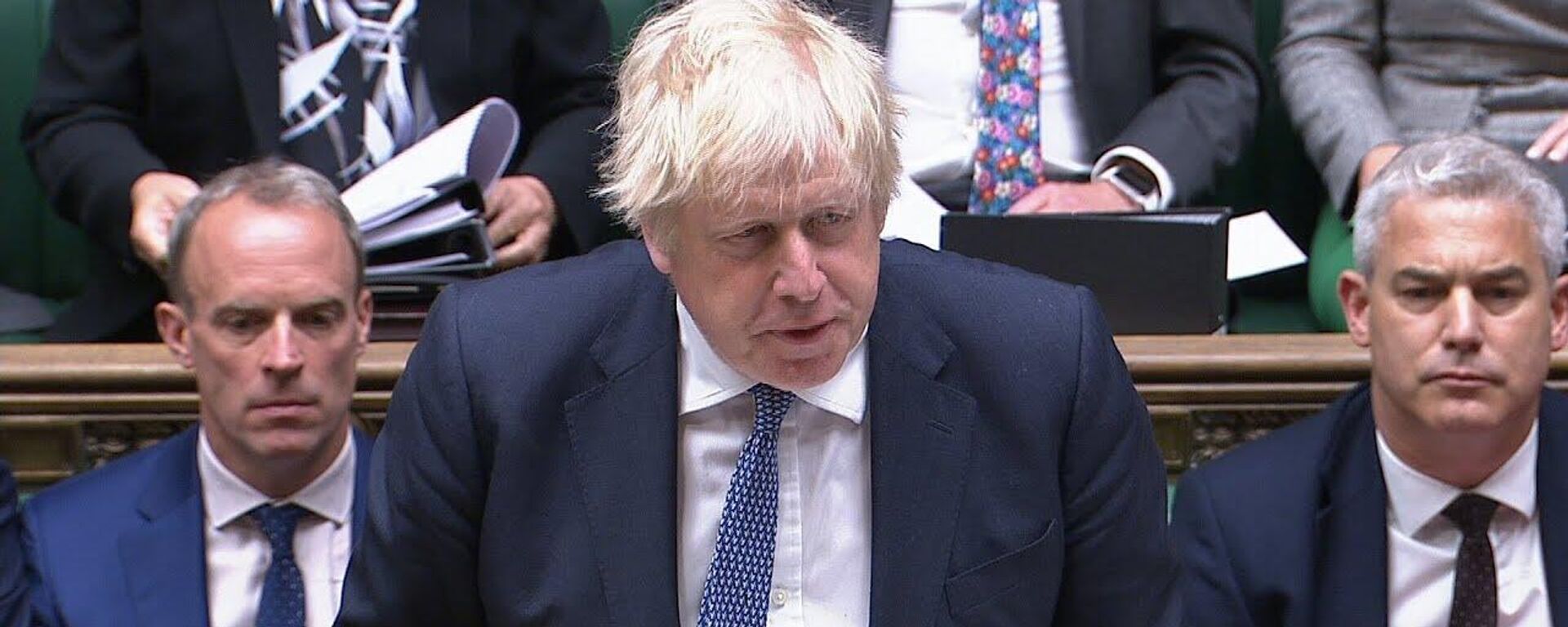  
  Boris Johnson faces MPs at PMQ's and makes statement - Sputnik International, 1920, 04.06.2022