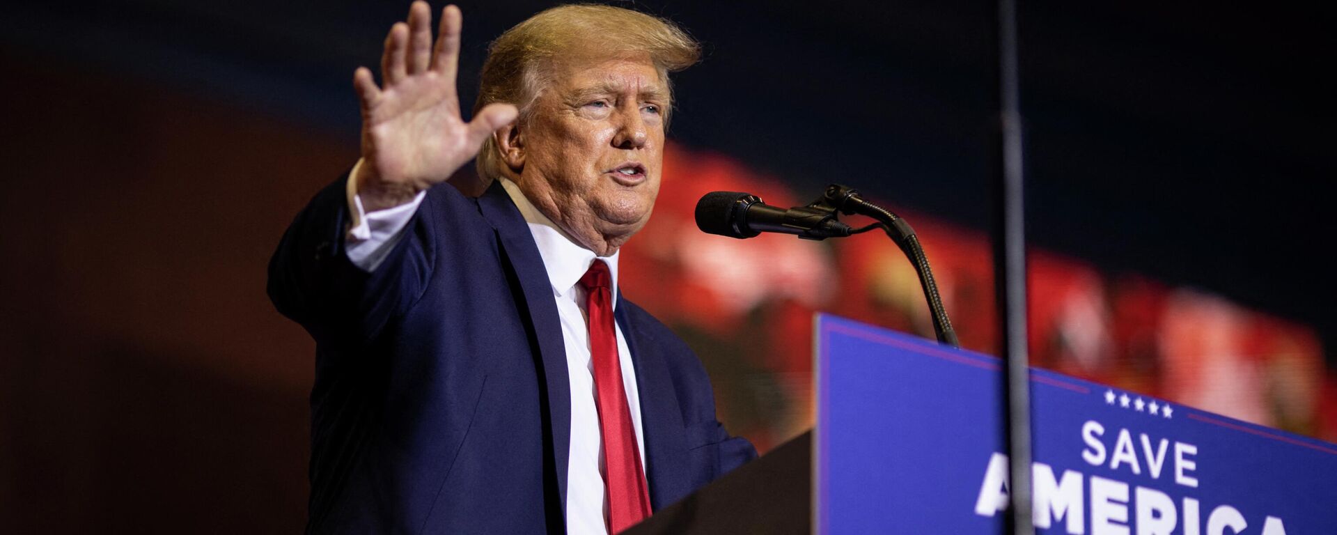 Former President Donald Trump speaks at a rally on May 28, 2022 in Casper, Wyoming - Sputnik International, 1920, 24.06.2022