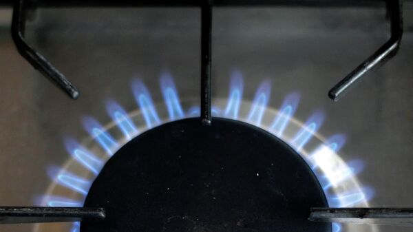 A gas burner of a stove is pictured in London, on July 31, 2008 - Sputnik International