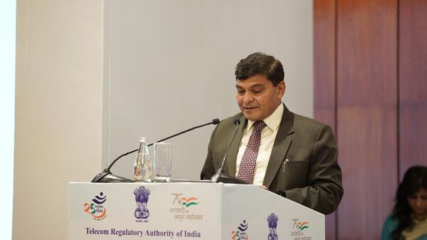 Dr P D Vaghela, Chairman of India's Telecom Regulator TRAI  - Sputnik International